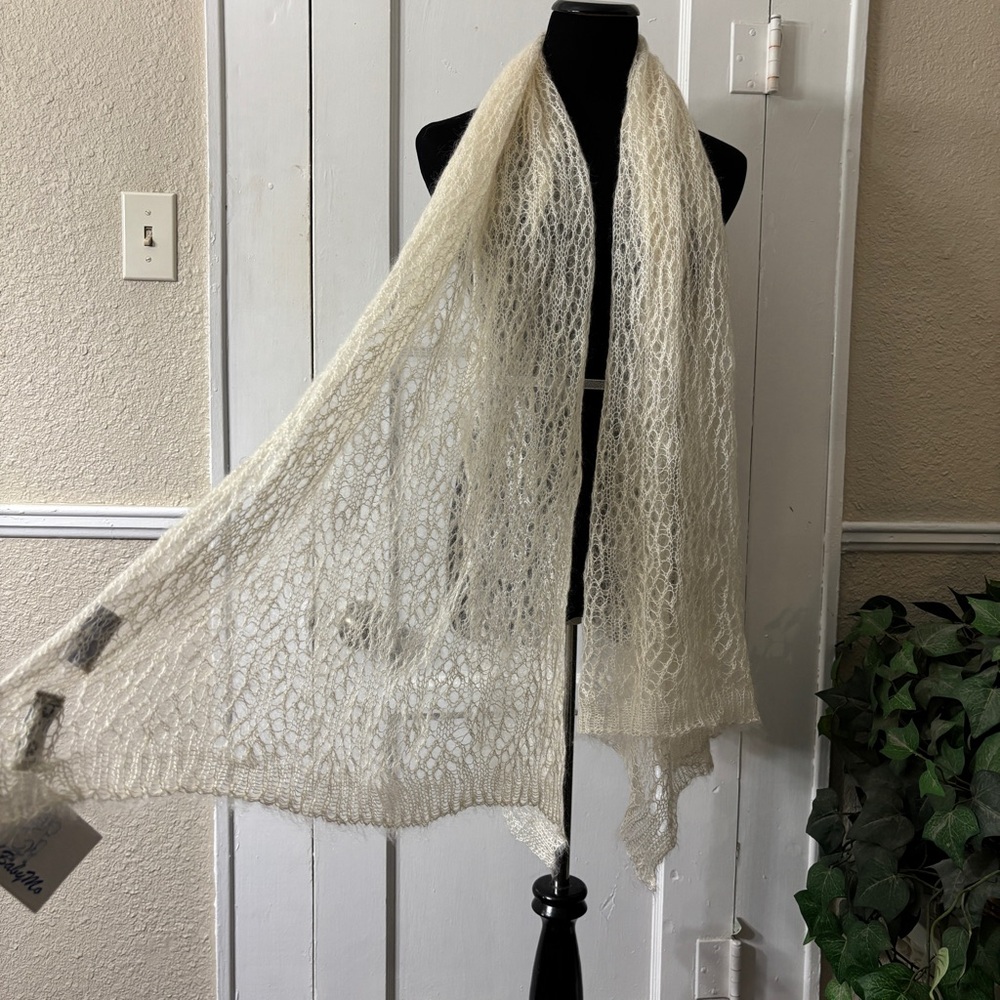 Baby Mo Kid Mohair/Silk Shawl - Picture 7 of 15